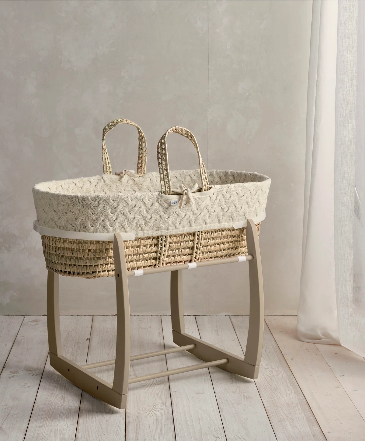 Rocking Moses Basket Stand - MOCHA Mamas and Papas - Image 3