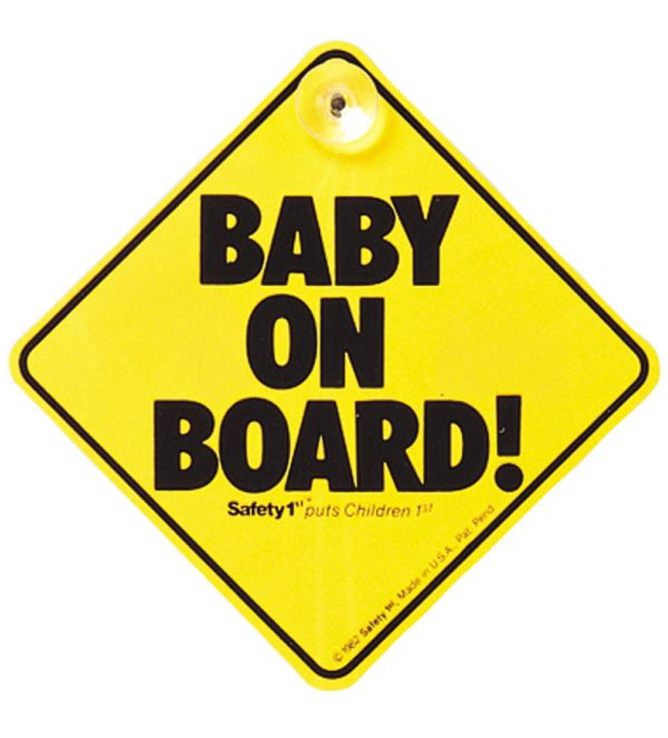 Baby On Board sign